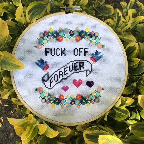 KaaylaSecura Other - Fuck Off Forever Cross Stitch ✌🏼